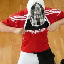Bristol City Adidas football shirt destroyed